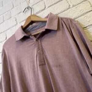 Free Fly Shirt Mens‎ Large Red Polo Short Sleeve Bamboo Blend Stretch Fishing
